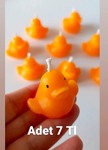 Doğum Günü Mevlüt Hediyelik Ördek Mum Baby Shower