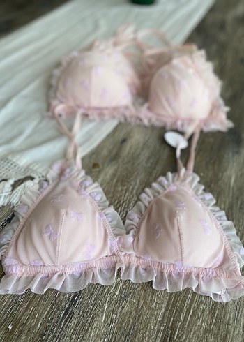 Nakışlı Pembe Bohem Bralet - Görsel 2