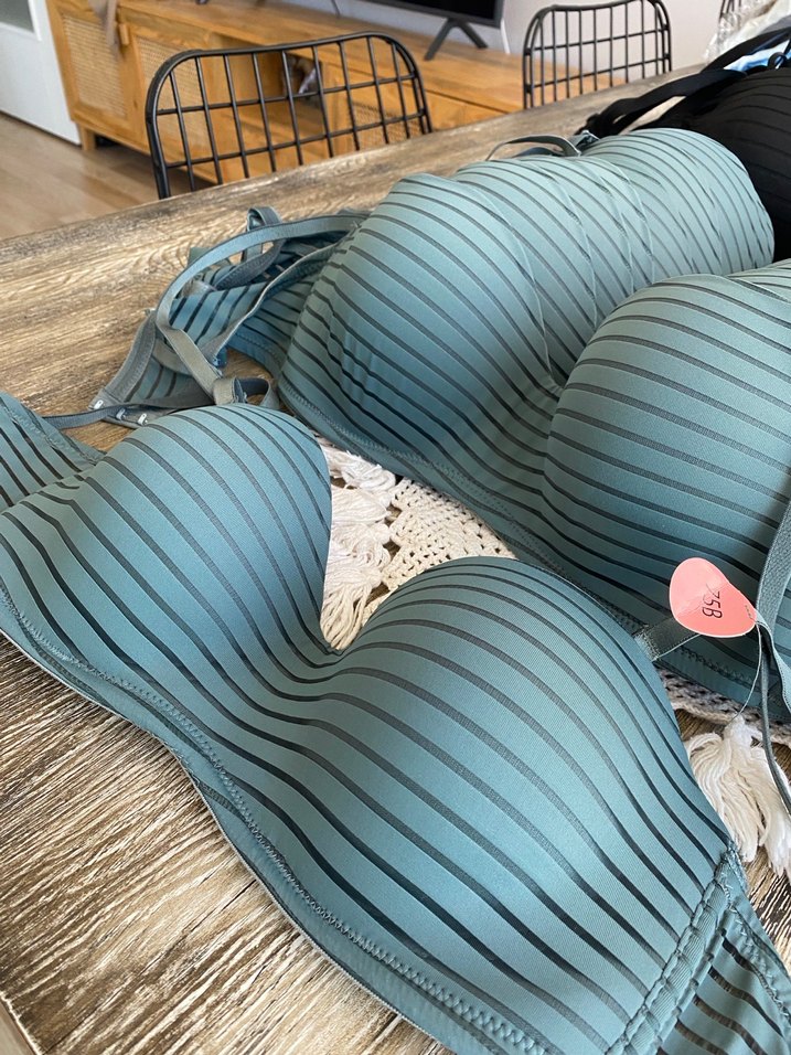 Leopar Desenli Kahverengi Bohem Sütyen - Görsel 3