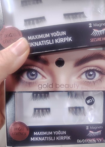 Gold Beauty Mıknatıslı Takma Kirpik - Görsel 3