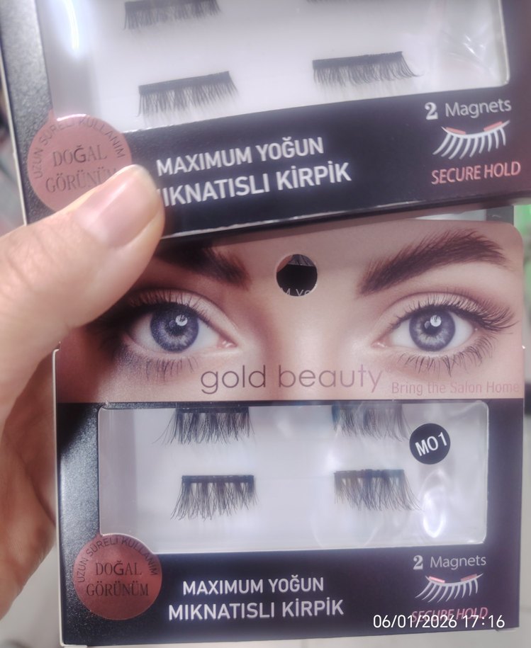 Gold Beauty Mıknatıslı Takma Kirpik - Görsel 3