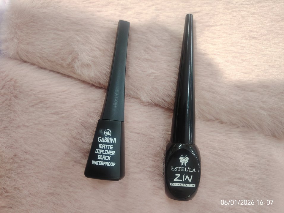 Gabrini Matte Dipliner Black Waterproof Suya Dayanıklı Eyeliner - Görsel 4