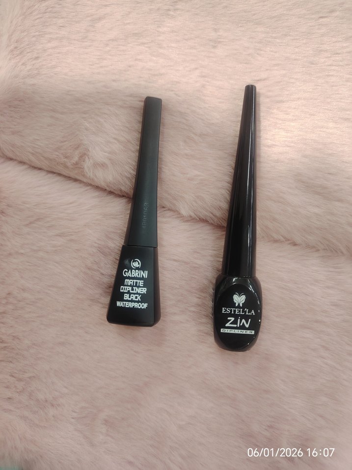 Gabrini Matte Dipliner Black Waterproof Suya Dayanıklı Eyeliner - Görsel 2