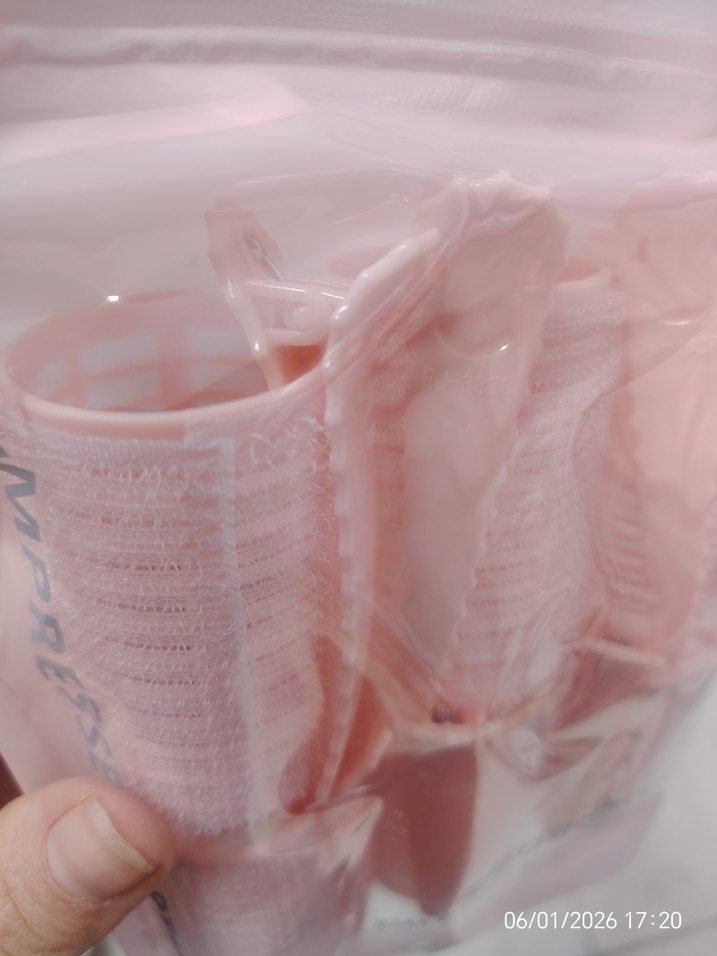 BEIYIN Cırtlı Tokalı Saç Bigudisi 6'lı - Görsel 3