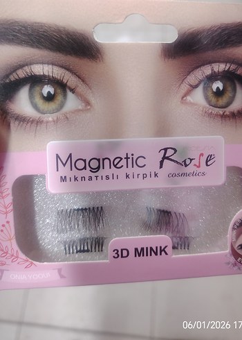 3D Mink Manyetik Takma Kirpik - Görsel 2