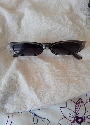  Beden siyah Renk vintage güneş gözlüğü 