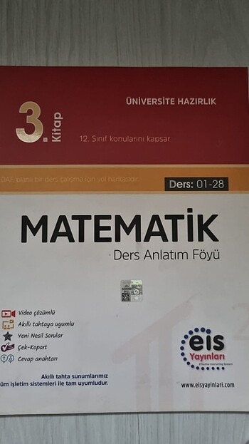 Eis Matematik 3. Kitap Türev ve İntegral