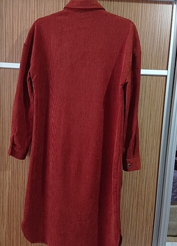 Suud Collection Kadife Kiremit Tunik