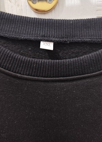 xxl Beden siyah Renk İçi polar salaş sweatshirt 