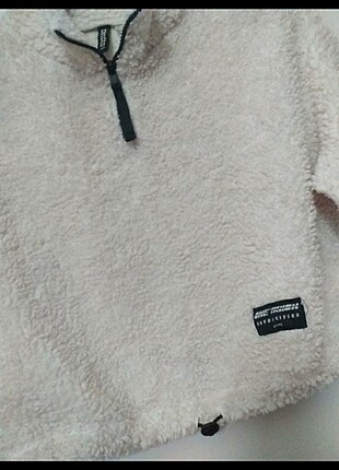 s Beden beyaz Renk Crop polar sweet h&m