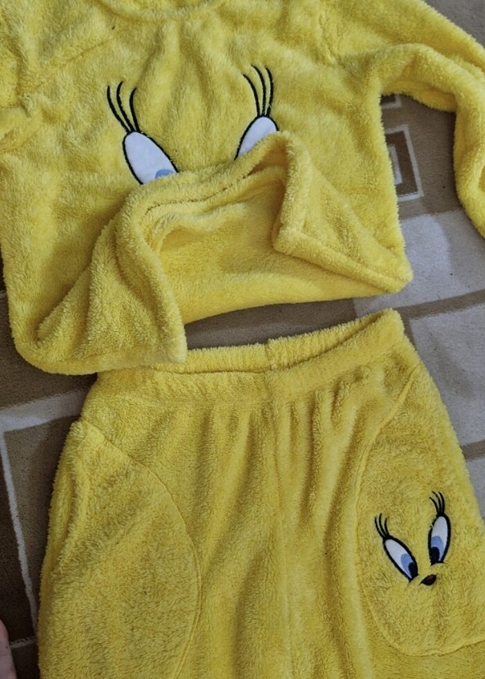 pijama takımı tweti tertemiz m beden - Görsel 5