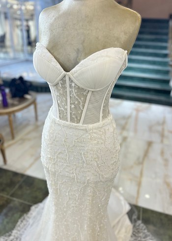 Balık Straplez Gelinlik - Görsel 3