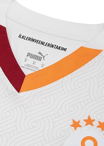 Galatasaray Beyaz V Yaka Kısa Kollu Forma L ve XL - Görsel 3