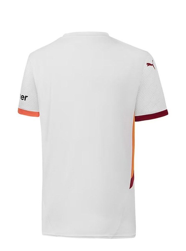 Galatasaray Beyaz V Yaka Kısa Kollu Forma L ve XL - Görsel 2