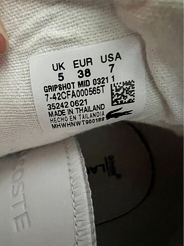 Lacoste Lacoste bayan spor ayakkabısı