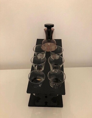 Vintage likör şerbet yada zemzem takımı