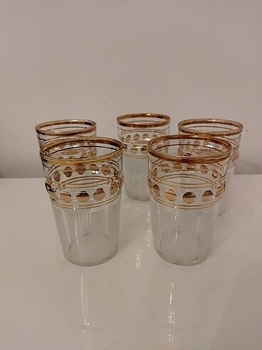 Vintage şerbet yada Limonata bardakları