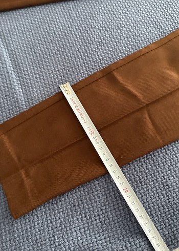 Kahverengi Kemerli Kadın Kumaş Pantolon - Görsel 8