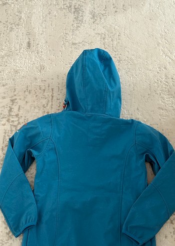 Kapüşonlu Mavi Ceket - Görsel 4