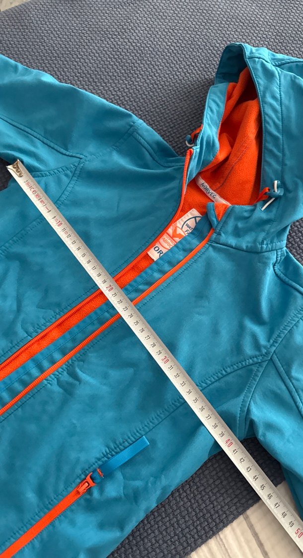 Kapüşonlu Mavi Ceket - Görsel 5