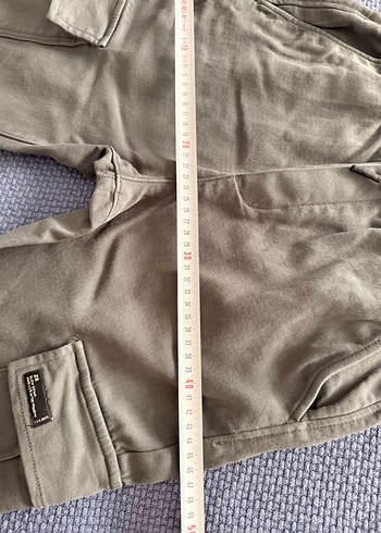 Gri Erkek Çocuk Kargo Denim Pantolon - Görsel 5