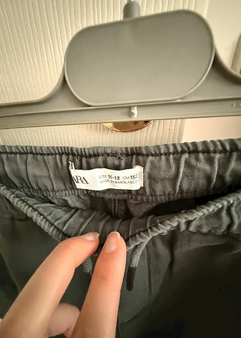 Gri Erkek Çocuk Kargo Denim Pantolon - Görsel 3