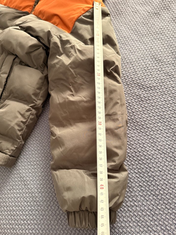 Kapüşonlu Gri Turuncu Erkek Çocuk Mont - Görsel 5