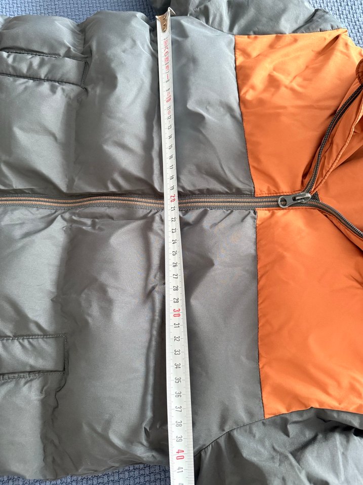 Kapüşonlu Gri Turuncu Erkek Çocuk Mont - Görsel 4