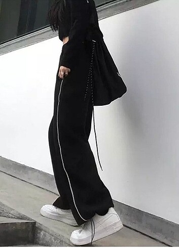 Killstar Harajuku zip detail black tracksuit oversize eşofman 