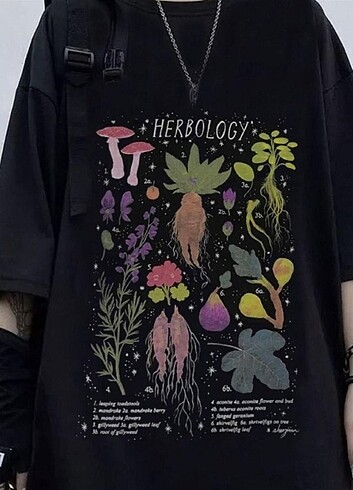 Gothiç herbology unisex t-shirt 