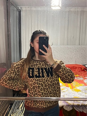 s Beden Leopar Desen Kazak