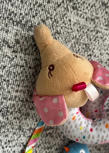 Dolambaçlı Çıngıraklı Diş Kaşıyıcılı Bebek Arabası Oyuncağı - Görsel 4