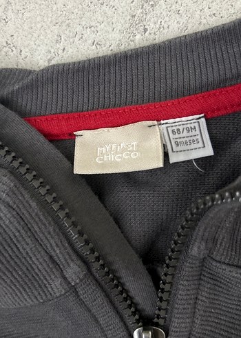 Chicco Erkek Çocuk Siyah Fermuarlı Sweatshirt - Görsel 4