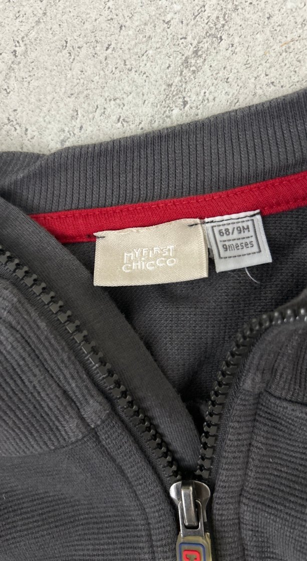 Chicco Erkek Çocuk Siyah Fermuarlı Sweatshirt - Görsel 4