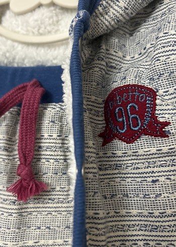 Bebetto Kürklü Kapüşonlu Erkek Bebek Pantolon Ceket Takım - Görsel 2