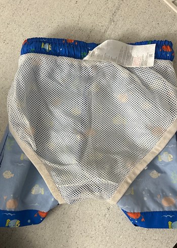 Desenli Erkek Bebek Deniz Şortu Yengeçli Deniz Şortu - Görsel 4