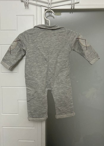 Gri Uzun Kollu Bebek Tulum - Görsel 3