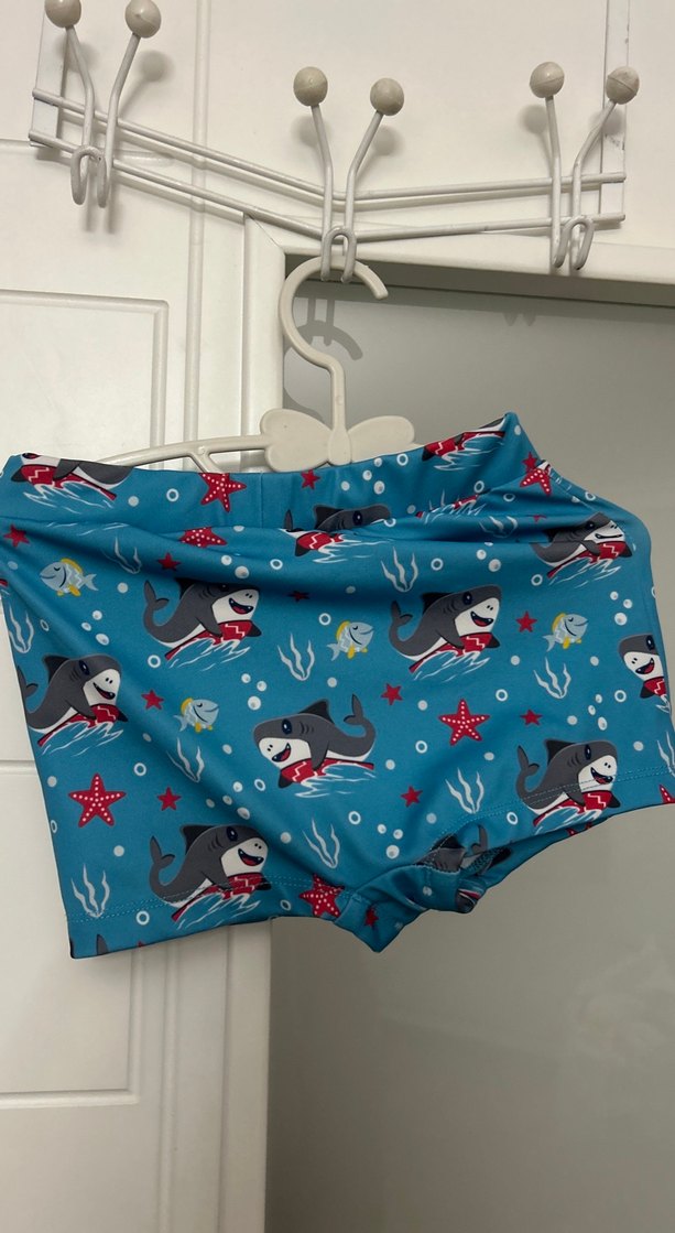 Köpekbalıklı Erkek Çocuk Uzun Kollu Mayo - Görsel 4