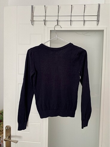 xs Beden lacivert Renk H&M Basic Hırka Lacivert