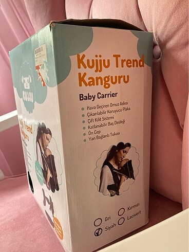Kujju Civil Kujju Trend Kanguru Ana Kucağı Baş Destekli Bebek Taşıma