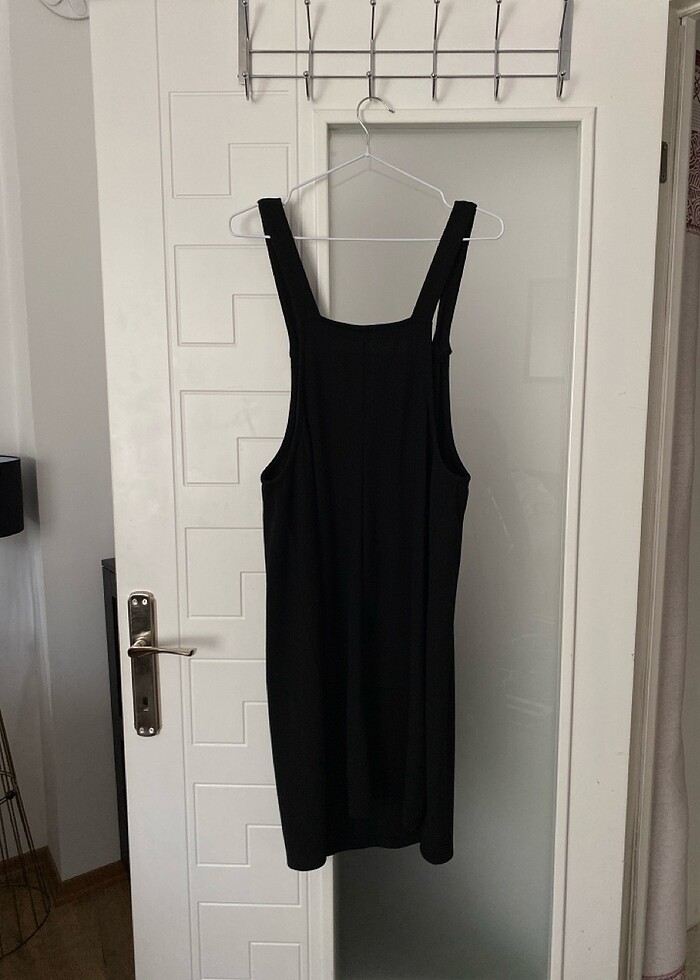 Lcw Maternity Askılı Salopet Kışlık Kalın Kumaş Hamile Elbisesi - Görsel 3