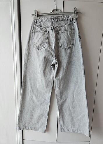 Trendyol & Milla Gri geniş paca jeans 