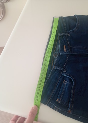 30 Beden Kadın Lacivert Normal Boy Denim Kot Pantolon LC Waikiki