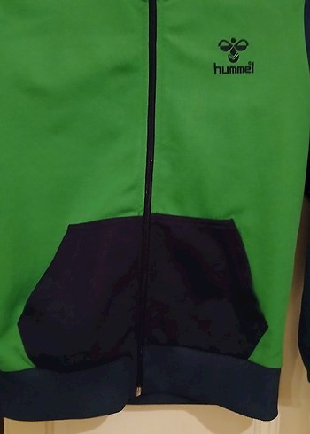 Hummel Hummel Erkek Çocuk Fermuarlı Yeşil Sweatshirt