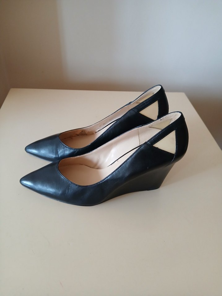 Siyah Modern Klasik Stiletto Topuklu Kadın Ayakkabı - Görsel 4