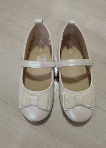 Kız Çocuk Fiyonklu Babet Ayakkabı - Görsel 5