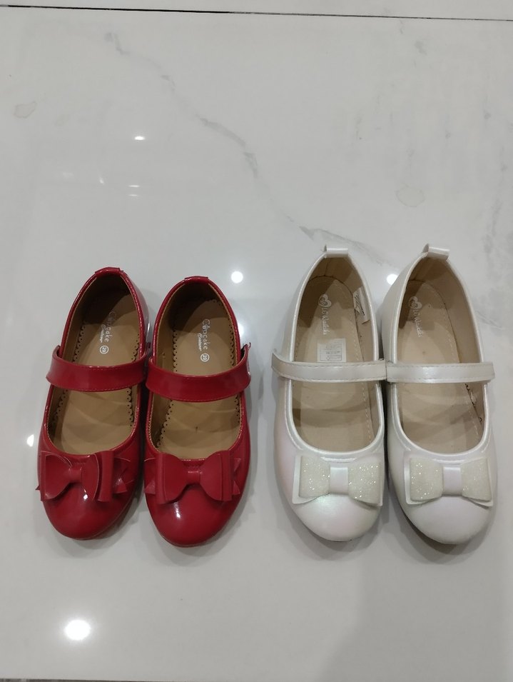 Kız Çocuk Fiyonklu Babet Ayakkabı - Görsel 2