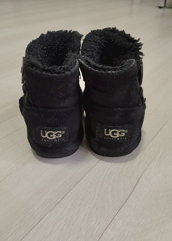 Düğmeli Siyah Süet çocuk Bot - Görsel 2