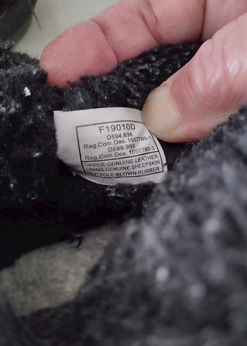 Düğmeli Siyah Süet çocuk Bot - Görsel 7