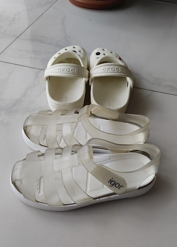 Kız Çocuk ıgor Sandalet ve Crocs Terlik Seti - Görsel 2